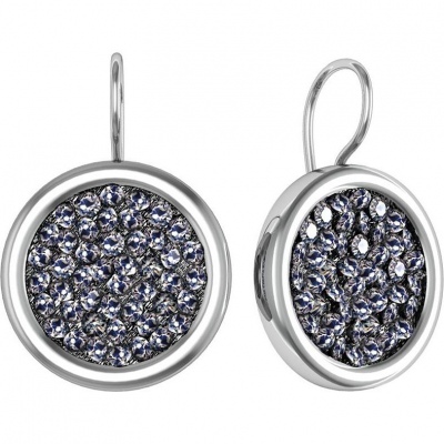 

Серьги из серебра с кристаллом ПРИВОЛЖСКИЙ ЮВЕЛИР 391789-KT83, 391789-KT83