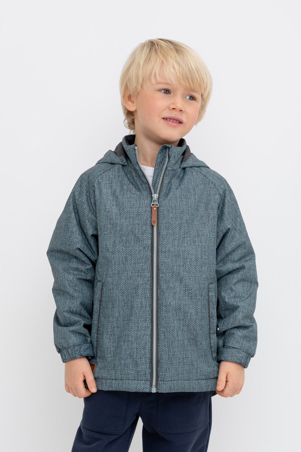 Куртка детская CROCKID 1B JKT 015.1_а, холодная мята, текстура ткани, 110