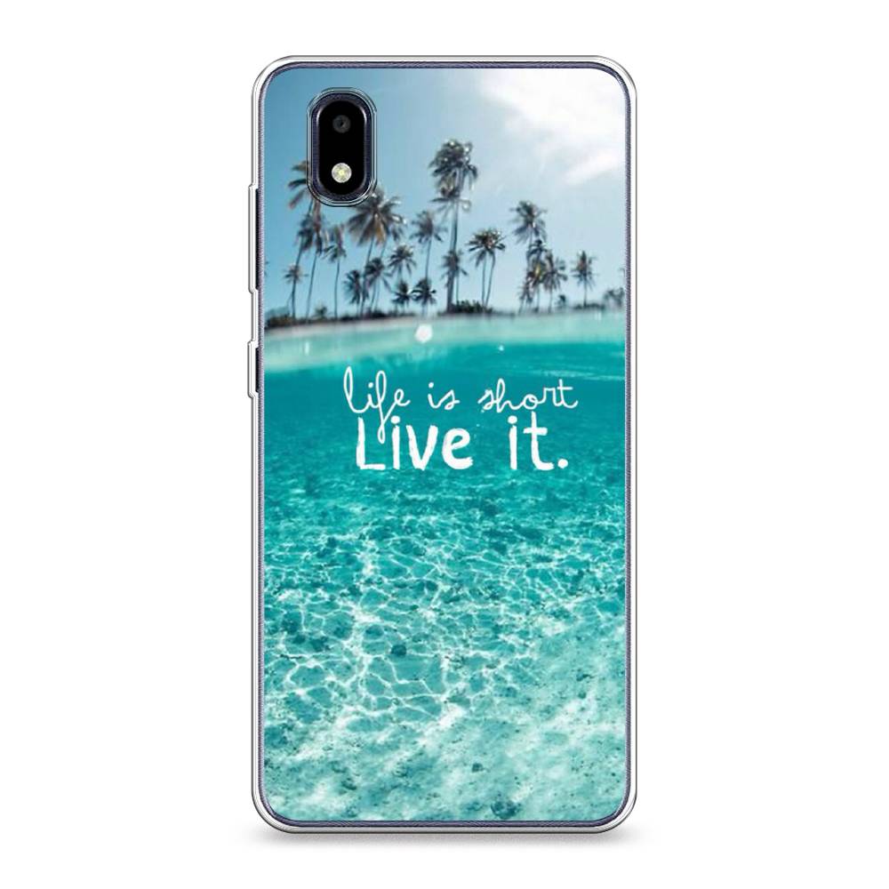 

Чехол Awog на ZTE Blade A3 (2020) / ЗТЕ Блэйд A3 (2020) "Live it", Разноцветный, 133650-7