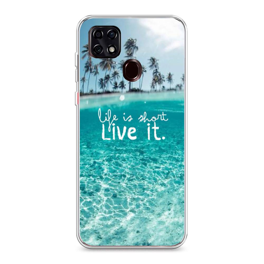 

Чехол Awog на ZTE Blade 20 Smart / ЗТЕ Блэйд 20 Smart "Live it", Разноцветный, 133550-7