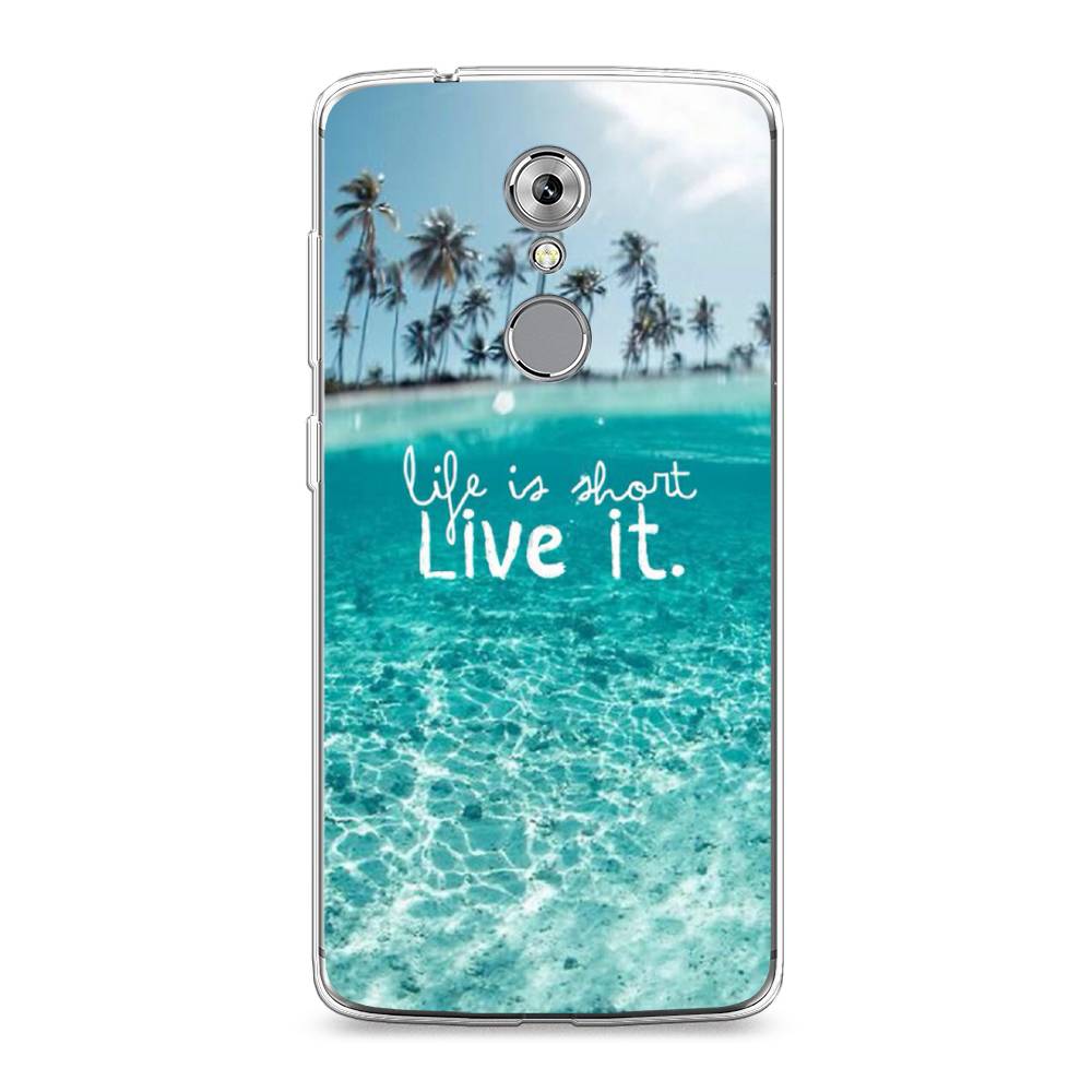 

Чехол Awog на ZTE Axon 7 / ЗТЕ Аксон 7 "Live it", Разноцветный, 131450-7