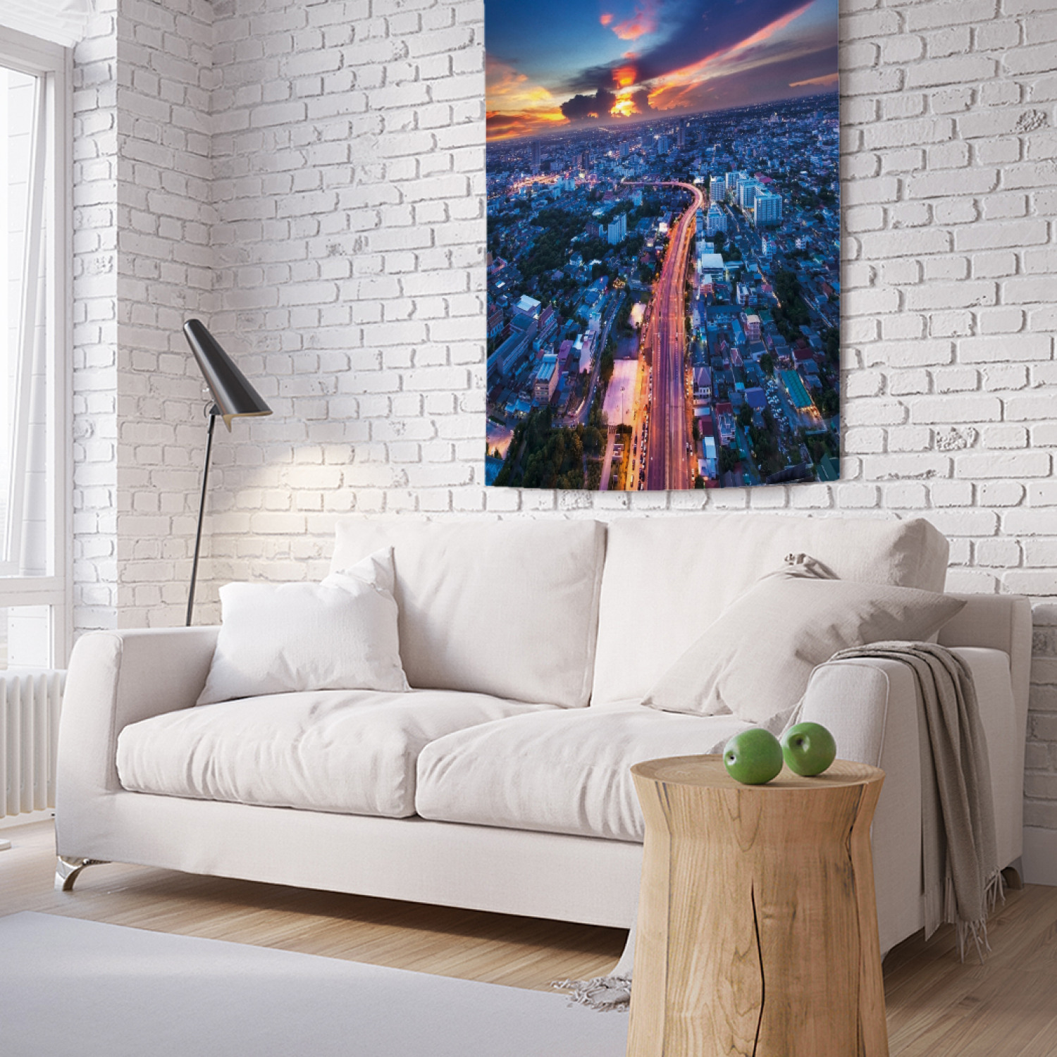 

Вертикальное фотопанно на стену JoyArty Городской вид 100x150 см, Городской вид