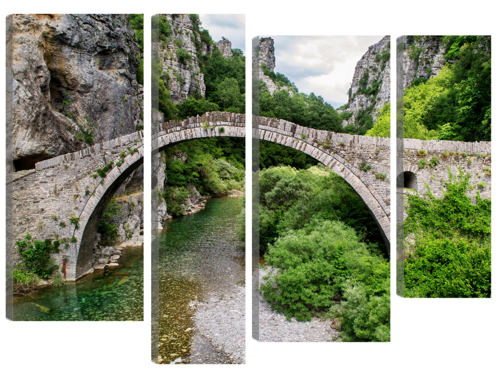 

Модульная картина Мост каменный. В спальню, гостиную, зал. PR-711 (96x70см)