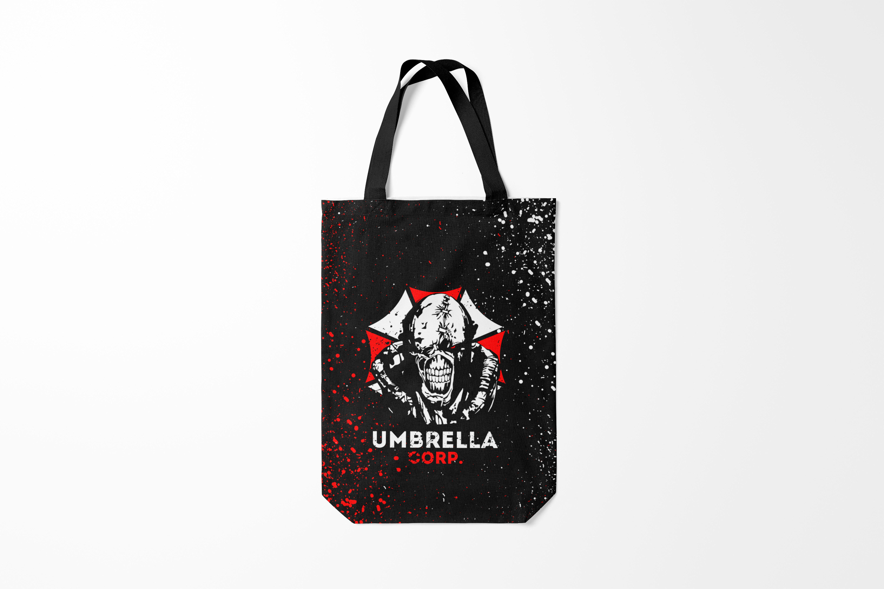 

Сумка шoппер унисекс Burnettie Resident evil 3, черный; красный, Resident evil 3