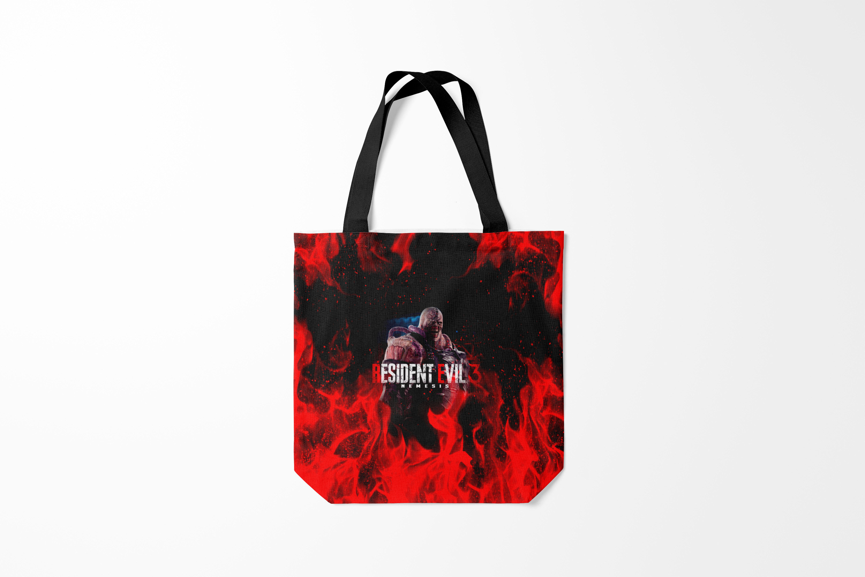 

Сумка шoппер унисекс Burnettie Resident evil 3, черный; красный, Resident evil 3