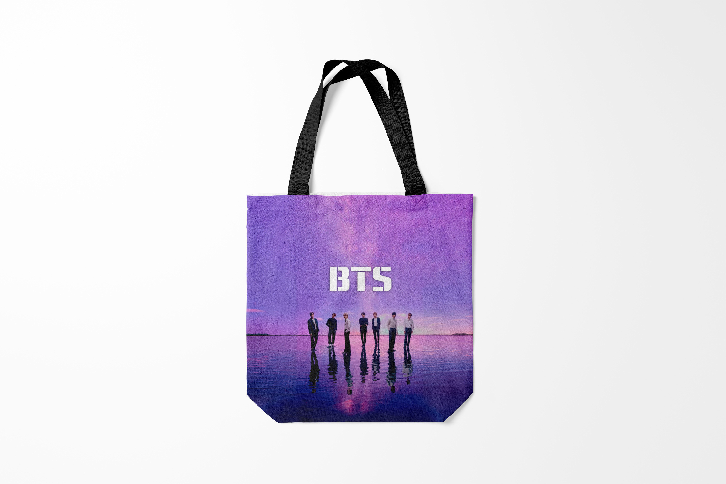 

Сумка шoппер унисекс Burnettie BTS, фиолетовый, BTS