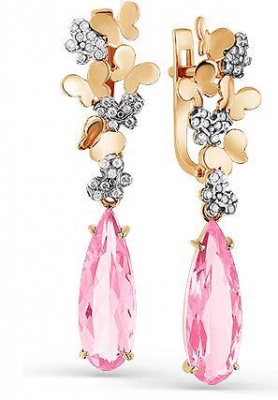 

Серьги из красного золота с фианитом Мастер Бриллиант 02-2-320-1801-011, 02-2-320-1801-011