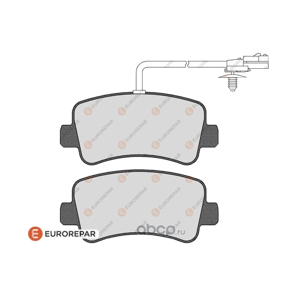 Тормозные колодки EUROREPAR задние 1617287580