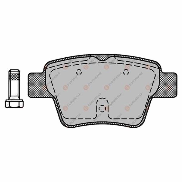 

Колодки тормозные дисковые CITROEN C4 I (LC) 1.4 16V 04>, PEUGEOT 207 06>, 307 03>
