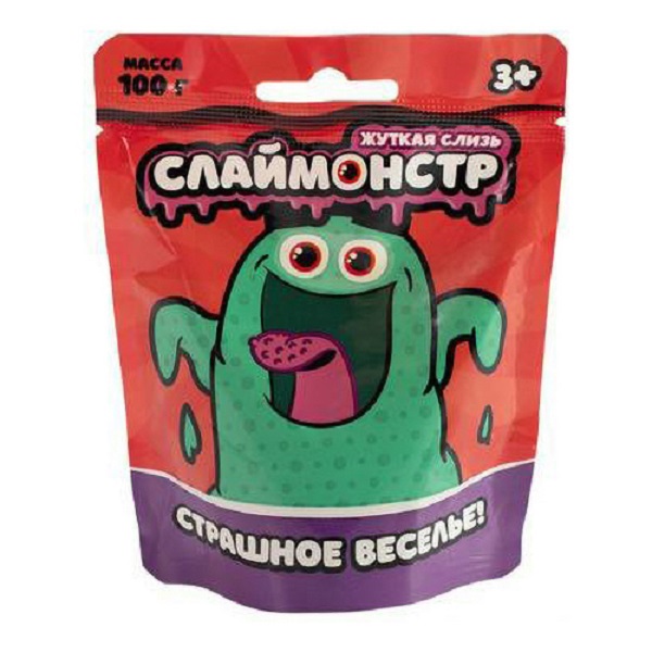 

Игрушка-антистресс Слаймонстр в ассортименте, Разноцветный