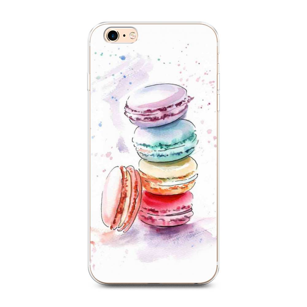 

Чехол Awog на Apple iPhone 6 Plus/6S Plus / Айфон 6 Plus/6S Plus "Пирамидка макарони 2", Разноцветный, 10550-10