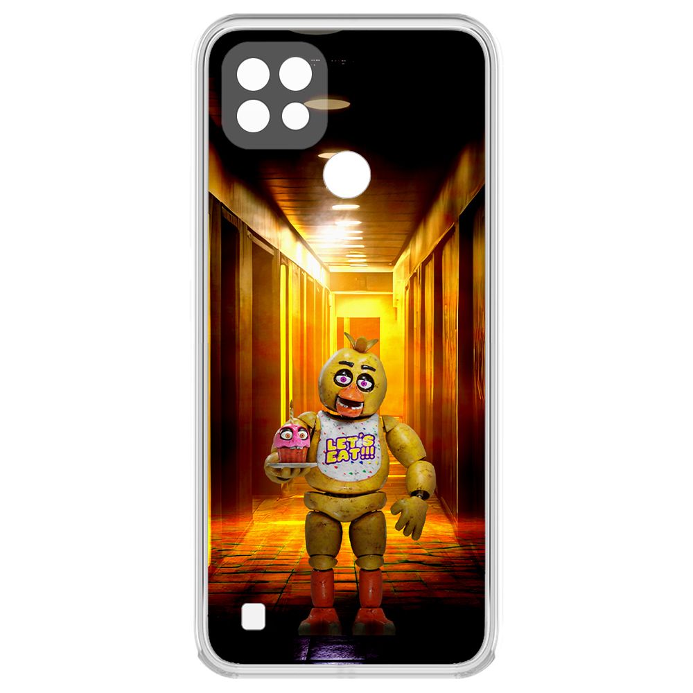 Чехол-накладка Krutoff Clear Case ФНАФ - Чика для Realme C21