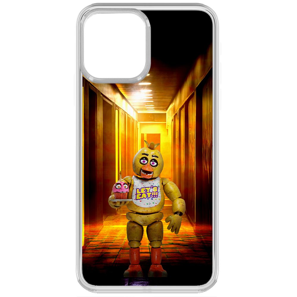 Чехол-накладка Krutoff Clear Case ФНАФ - Чика для iPhone 13