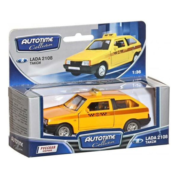 

Игрушка Autotime Машина Lada 2108-2111 1:36 в ассортименте, Разноцветный