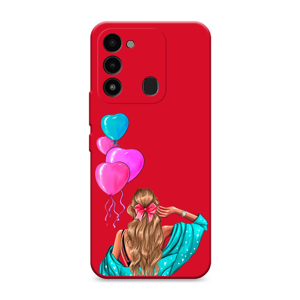 

Чехол Awog 301353-1 для Tecno Spark Go 2022, Spark 8C, Spark 9 "День Рождения", Голубой;розовый;бежевый, 301353-1