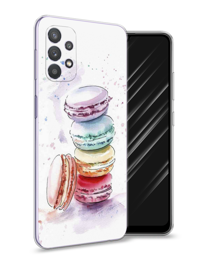 

Чехол Awog на Samsung Galaxy A32 / Самсунг A32 "Пирамидка макарони 2", Разноцветный, 2102050-10