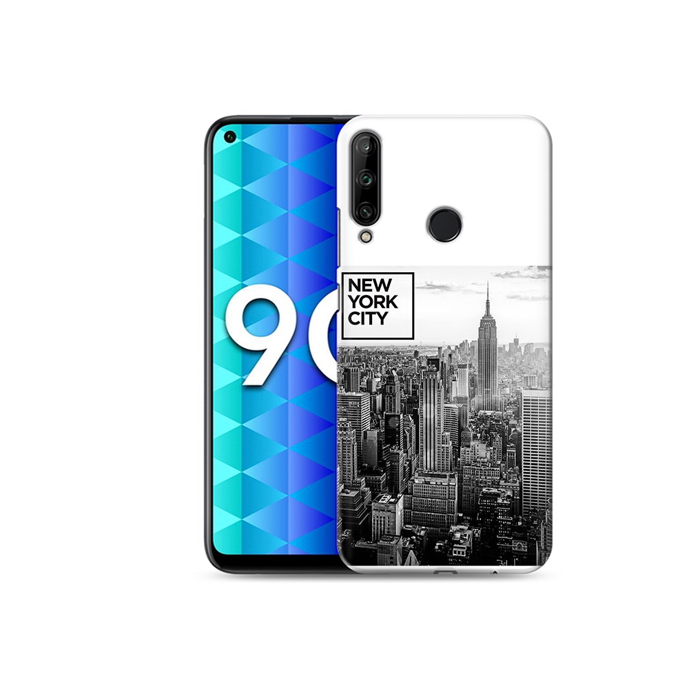 

Чехол MyPads Tocco для Honor 9C черно белый ньюерк (PT149389.41.686), Tocco