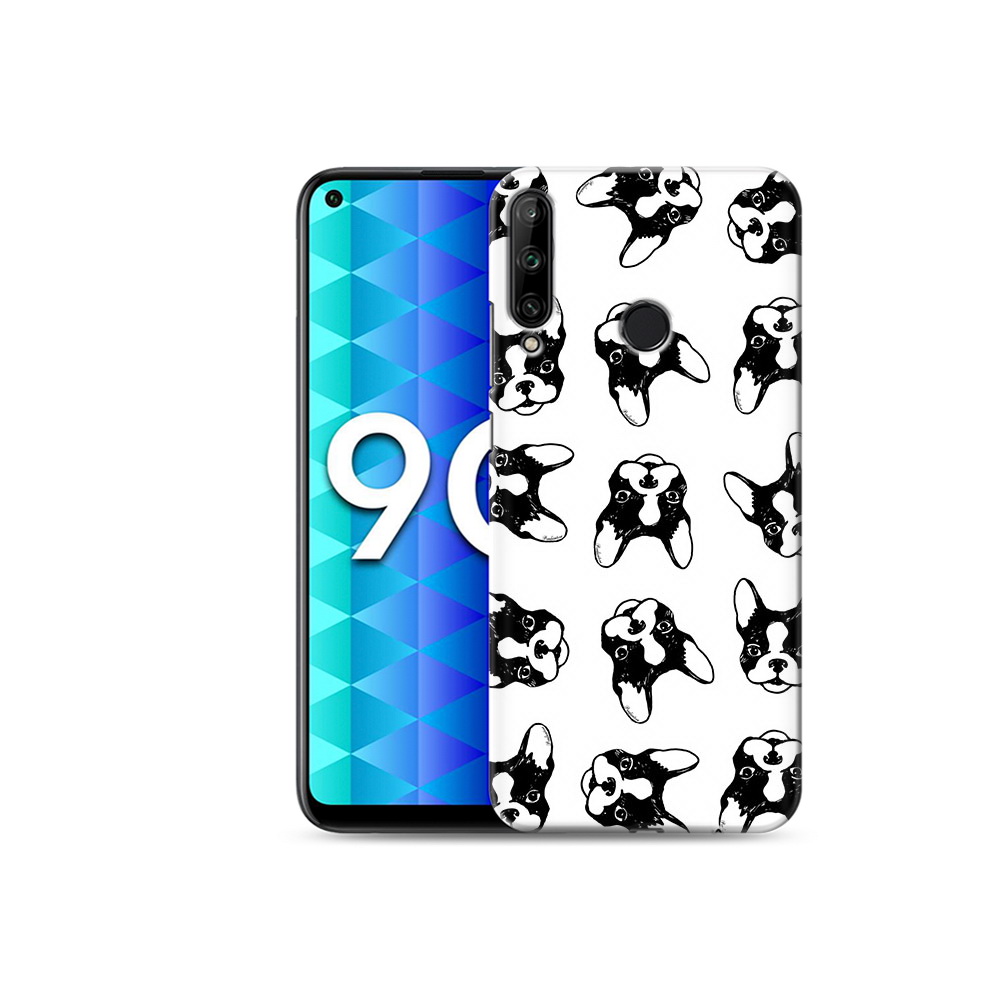 

Чехол MyPads Tocco для Honor 9C черно белые собачки (PT149389.41.683), Tocco