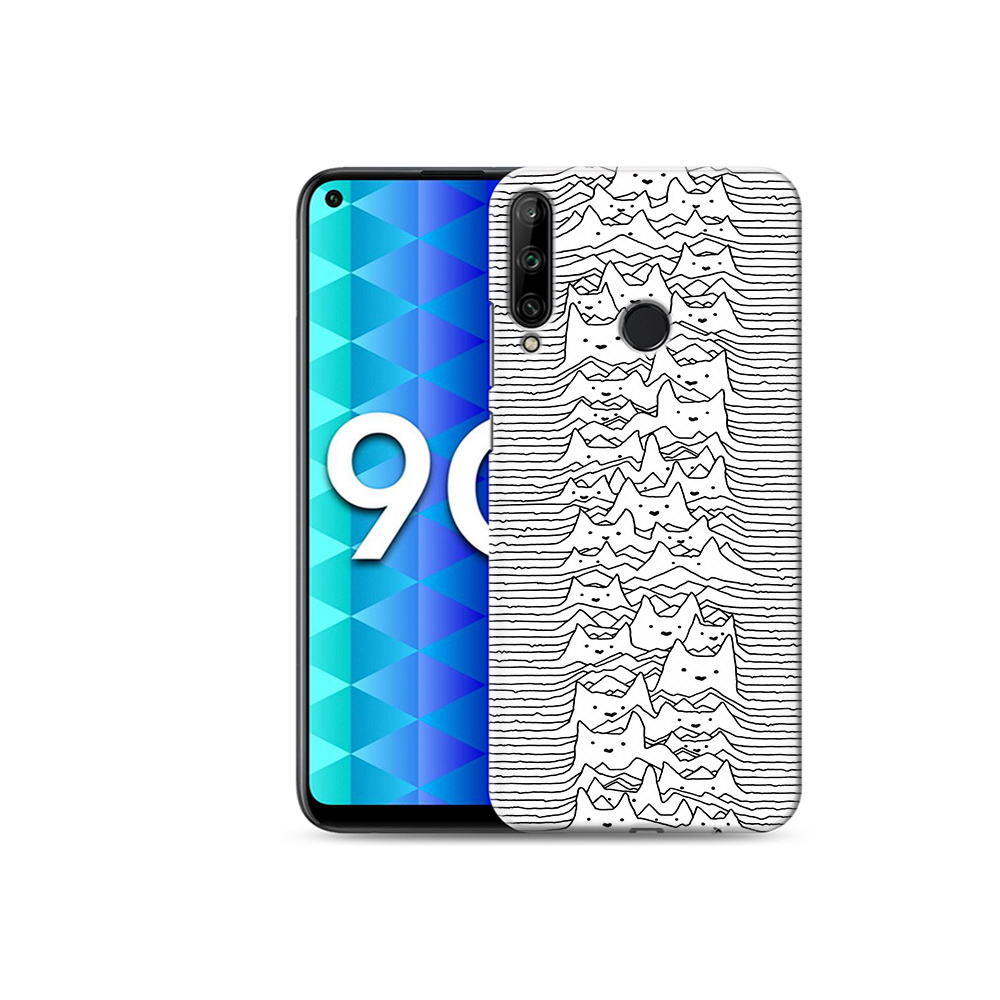 

Чехол MyPads Tocco для Honor 9C черно белые коты 3D (PT149389.41.682), Tocco