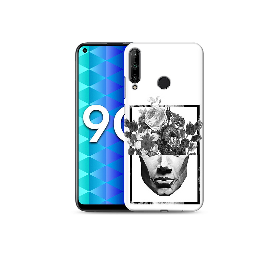 

Чехол MyPads Tocco для Honor 9C черно белая ваза в абстракции (PT149389.41.678), Tocco