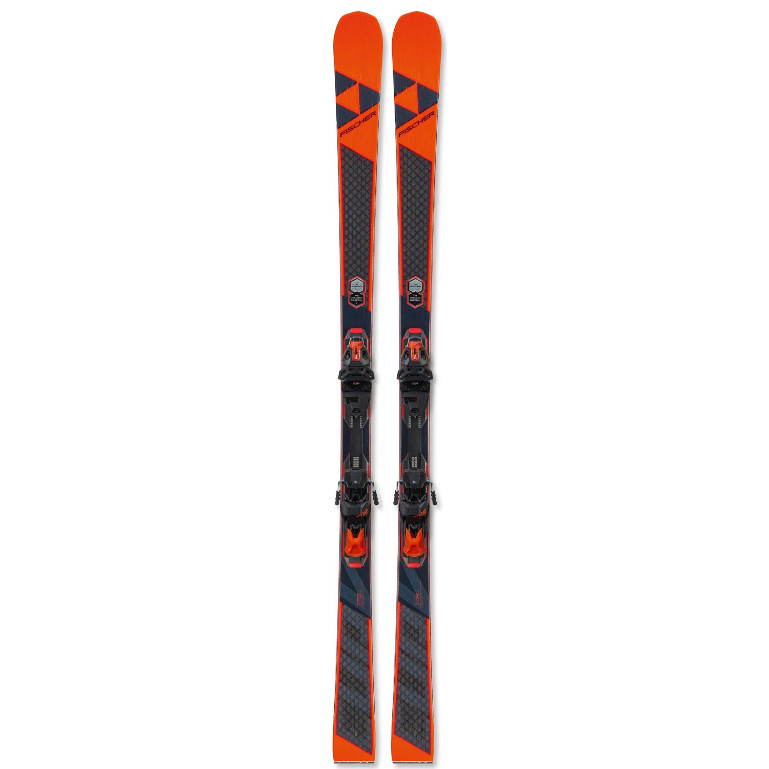 фото Горные лыжи fischer brilliant rc one mf + rsw 12 pr 2020 orange/grey, 177 см