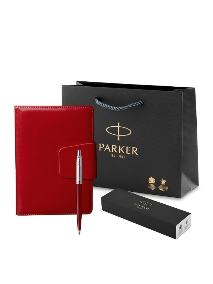 фото Подарочный набор parker:ручка parker jotter и ежедневник