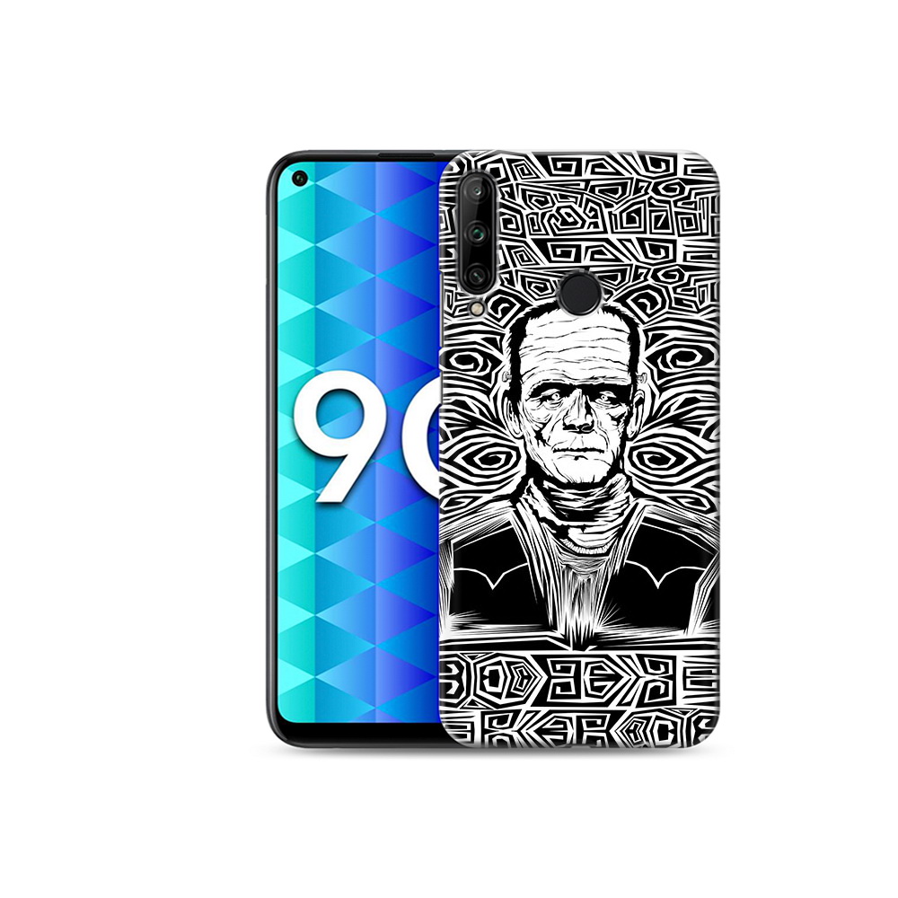

Чехол MyPads Tocco для Honor 9C франкенштейн черно белый (PT149389.41.661), Tocco