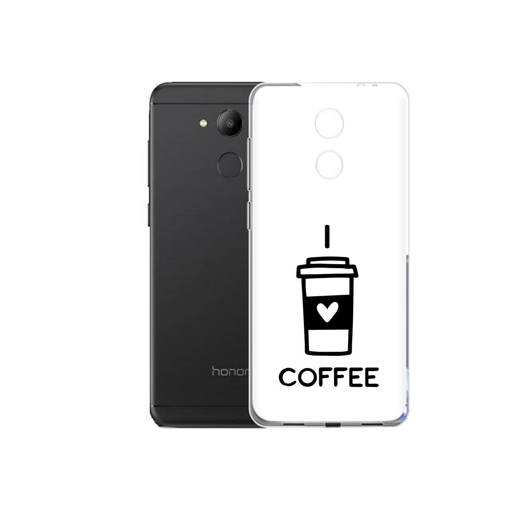 

Чехол MyPads Tocco для Honor 6C Я люблю кофе (PT67887.49.206), Прозрачный, Tocco