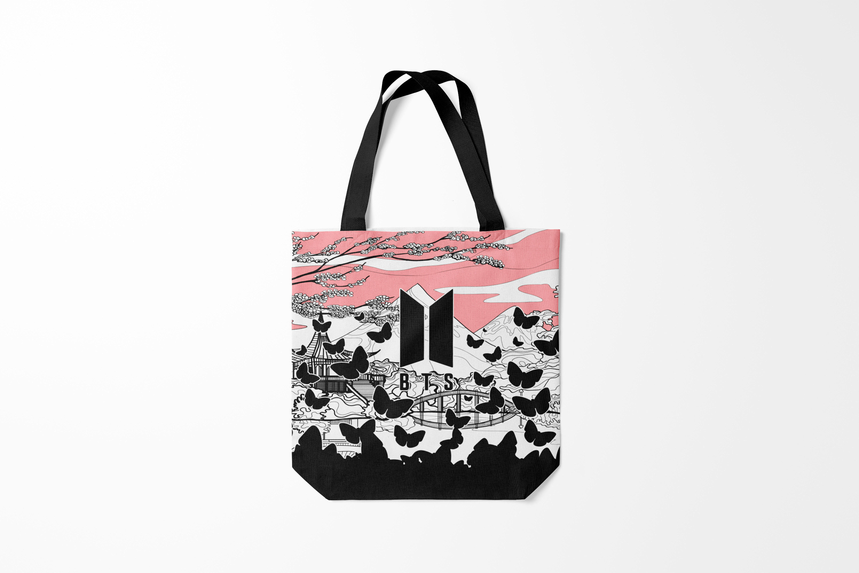 

Сумка шoппер унисекс Burnettie BTS, белый, BTS