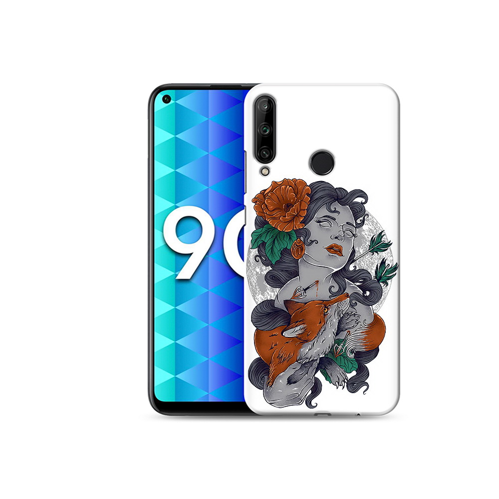 

Чехол MyPads Tocco для Honor 9C темная девушка с лисой (PT149389.41.639), Tocco