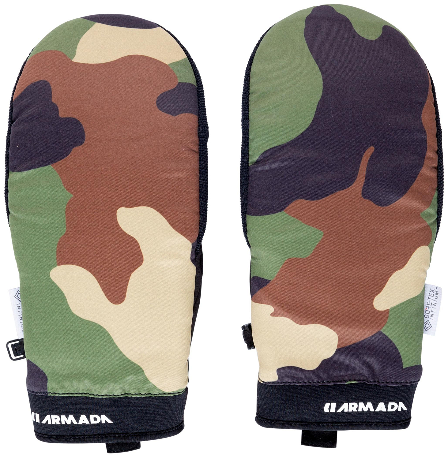 фото Варежки armada carmel windstopper mitt, 2022, camo, s