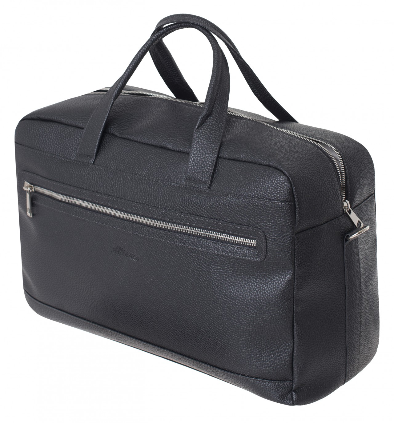 Дорожная сумка унисекс Franchesco Mariscotti 6-411 черная, 51х32х19 см