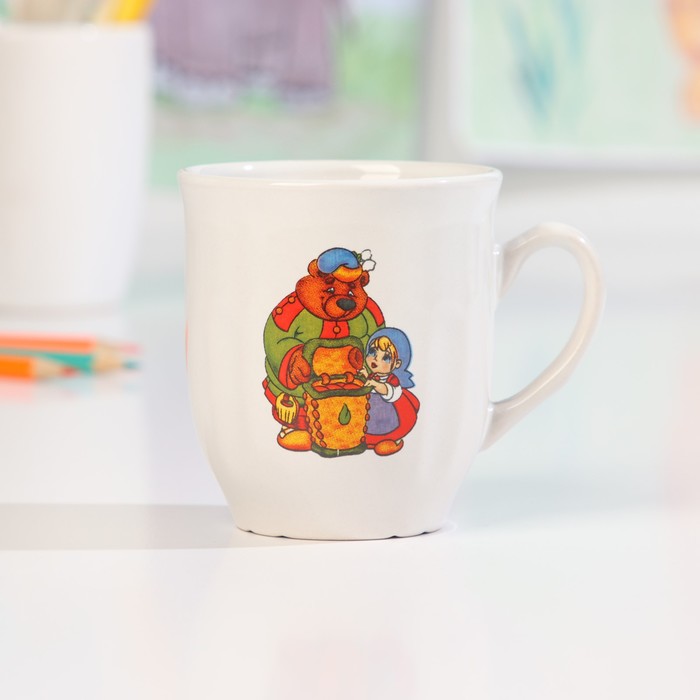 

Кружка Девочка и медведь, 210 мл, керамика