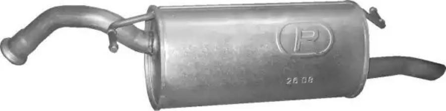 

POLMOSTROW 2608 Глушитель задняя часть 1шт