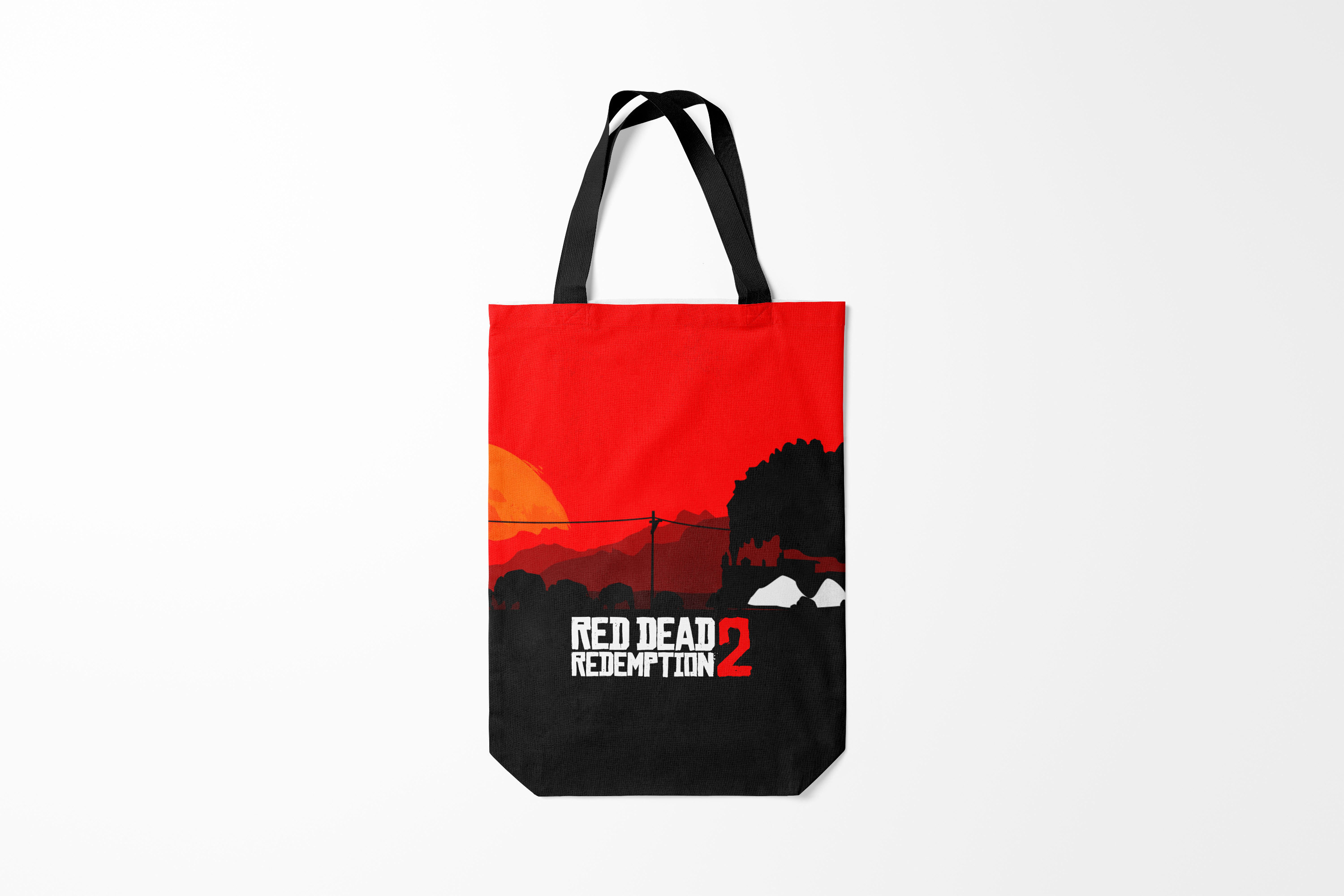 

Сумка шoппер унисекс Burnettie Red Dead Redemption RDR 2, черный, Red Dead Redemption RDR 2