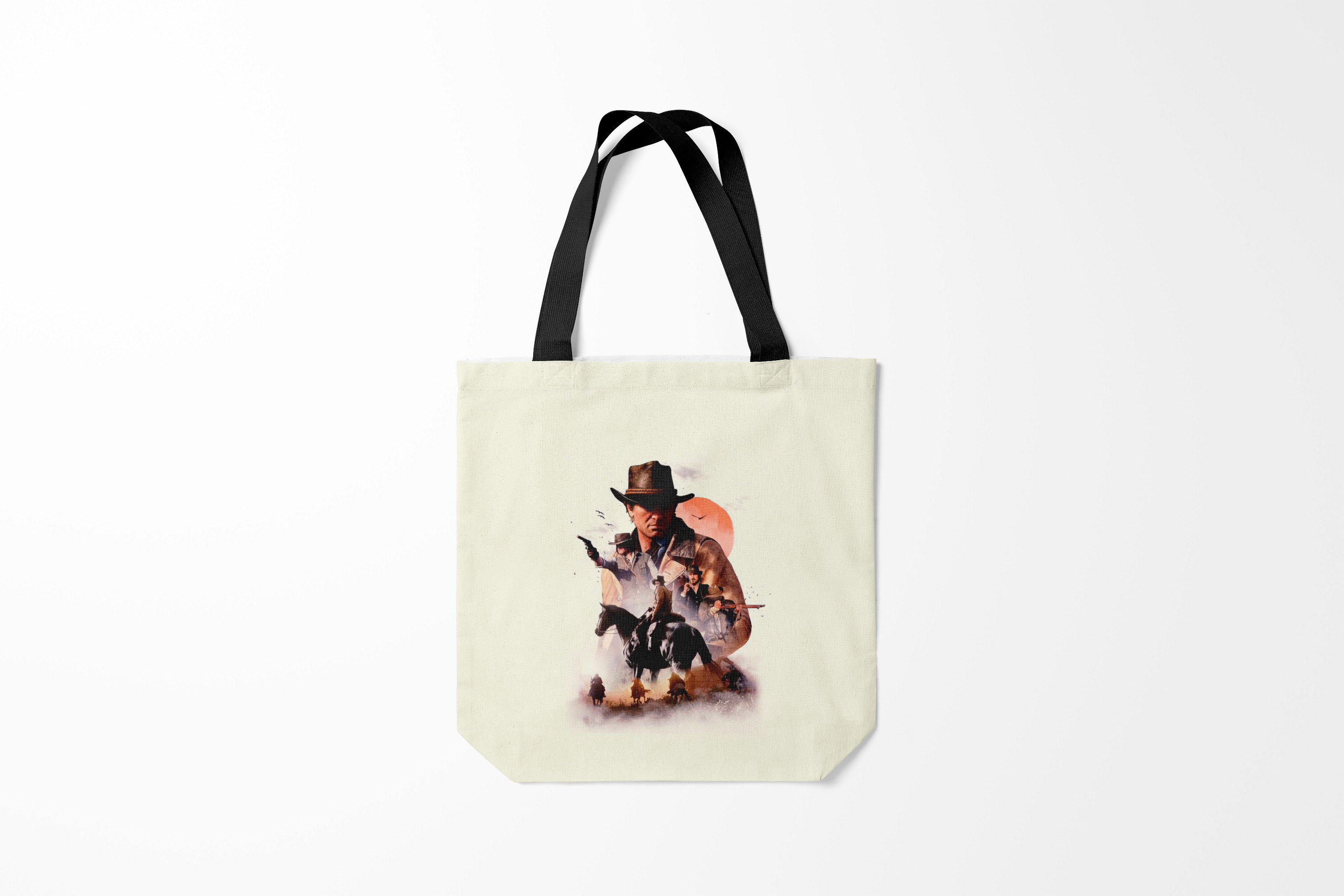 

Сумка шoппер унисекс Burnettie Red Dead Redemption 2 Art, белый, Red Dead Redemption 2 Art