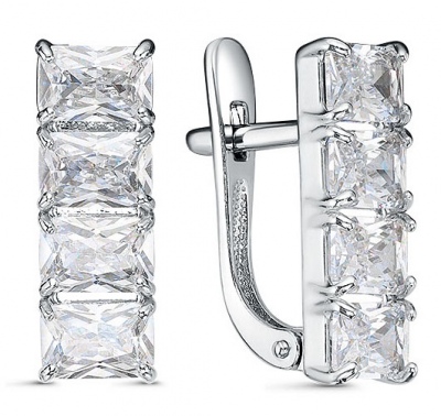 

Серьги из серебра с фианитом Империал С2116/Ag-680, С2116/Ag-680