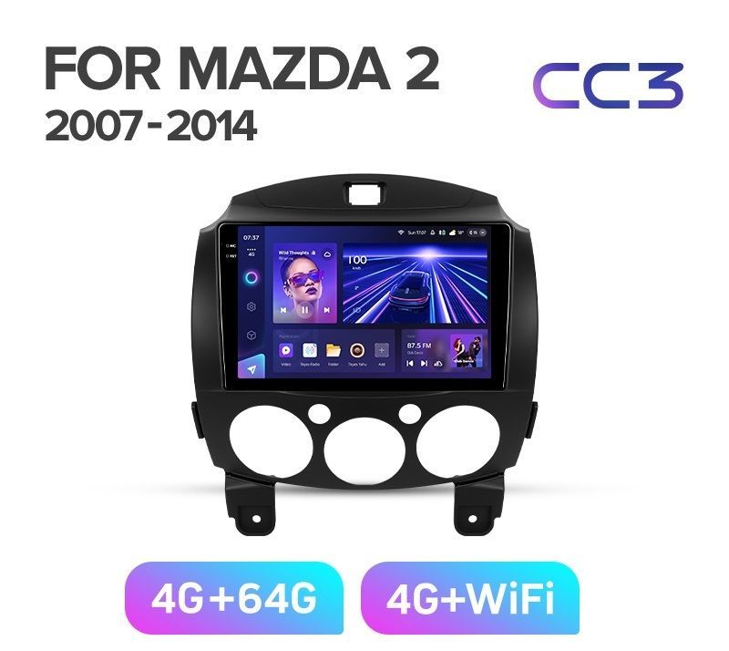 Магнитола TEYES CC3 464ГБ MAZDA 2 2007-2014 г 3589000₽