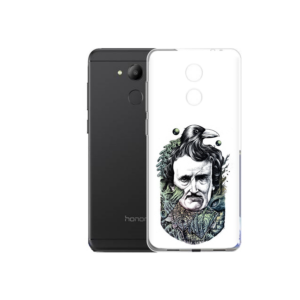 

Чехол MyPads Tocco для Honor 6C Эдгар Аллан с вороном (PT67887.49.203), Прозрачный, Tocco