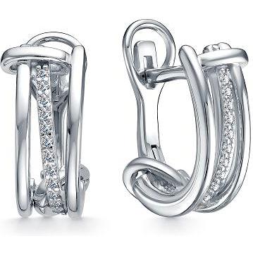 

Серьги из серебра с фианитом АЛЬКОР 02-2257_00КЦ-00, 02-2257_00КЦ-00