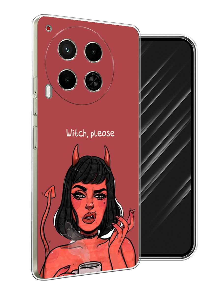 

Чехол Awog на Tecno Camon 30 5G "Evil Girl", Бордовый;черный, 305550-1