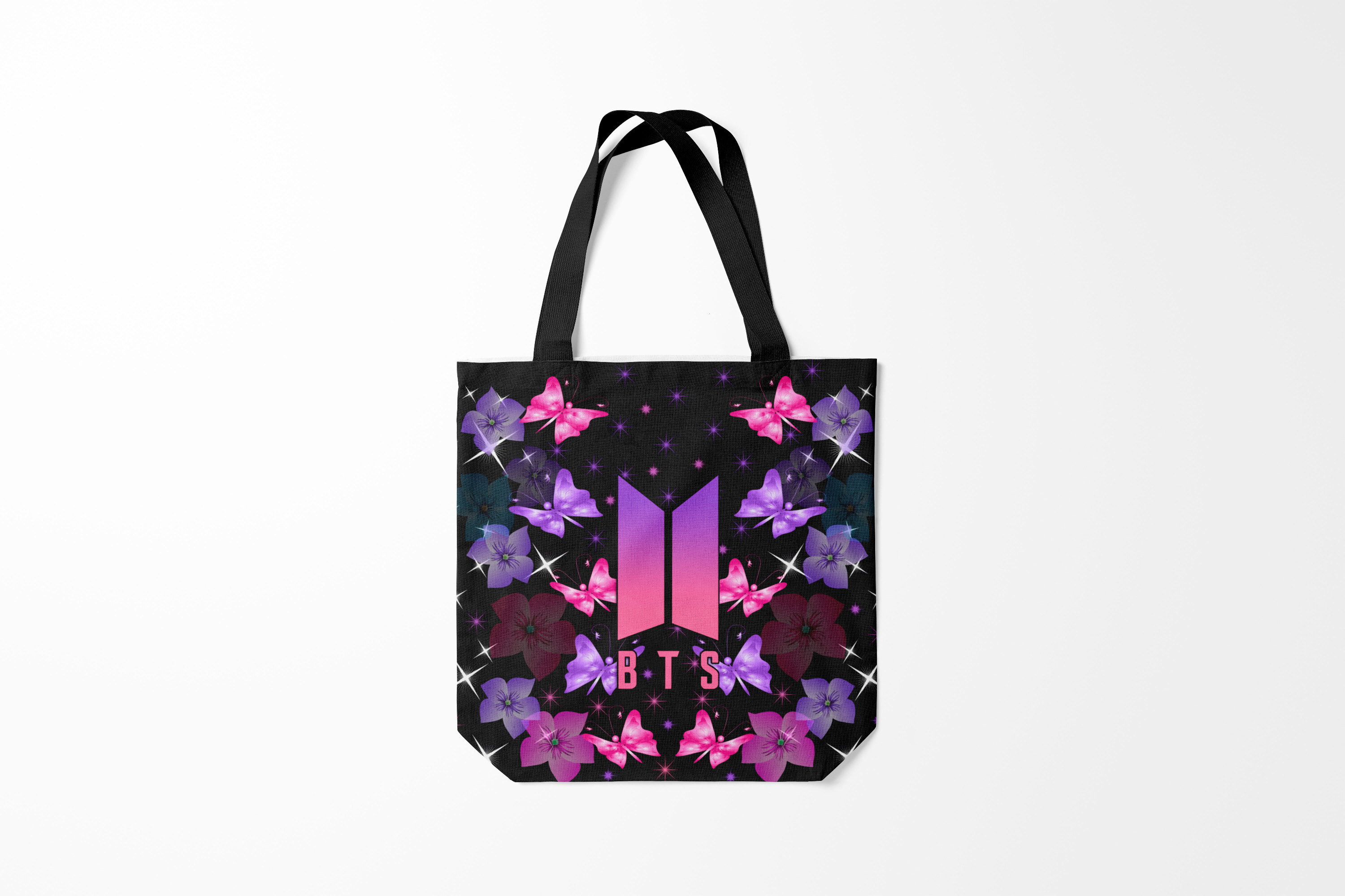 

Сумка шoппер унисекс Burnettie BTS, черный, BTS