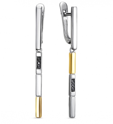 

Серьги из серебра с бриллиантом Империал С1458/Ag-605ПОЗ, С1458/Ag-605ПОЗ