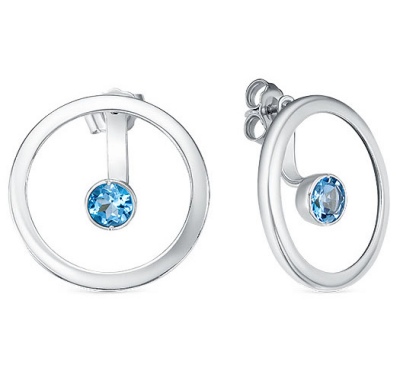 

Серьги из серебра с топазом Империал С02109/Ag-607/21, С02109/Ag-607/21