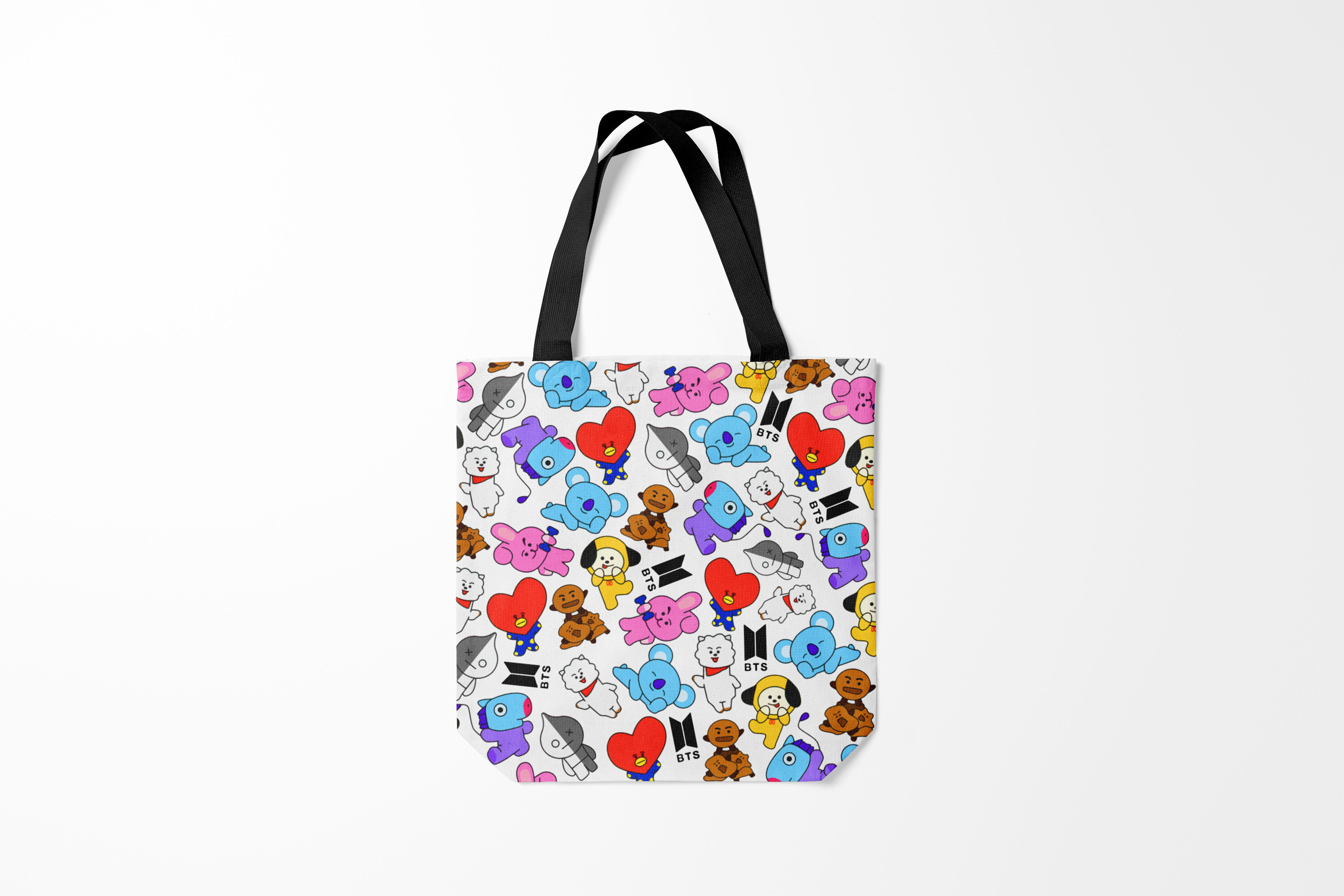 

Сумка шoппер унисекс Burnettie BTS BT21, белый, BTS BT21