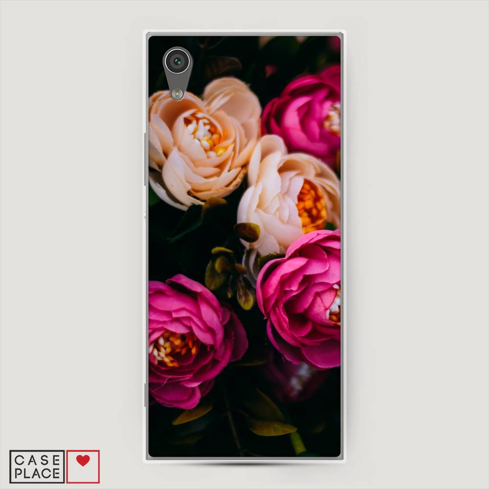 

Чехол Awog на Sony Xperia L1 "Розовые пионы на черном", Разноцветный, 52550-8