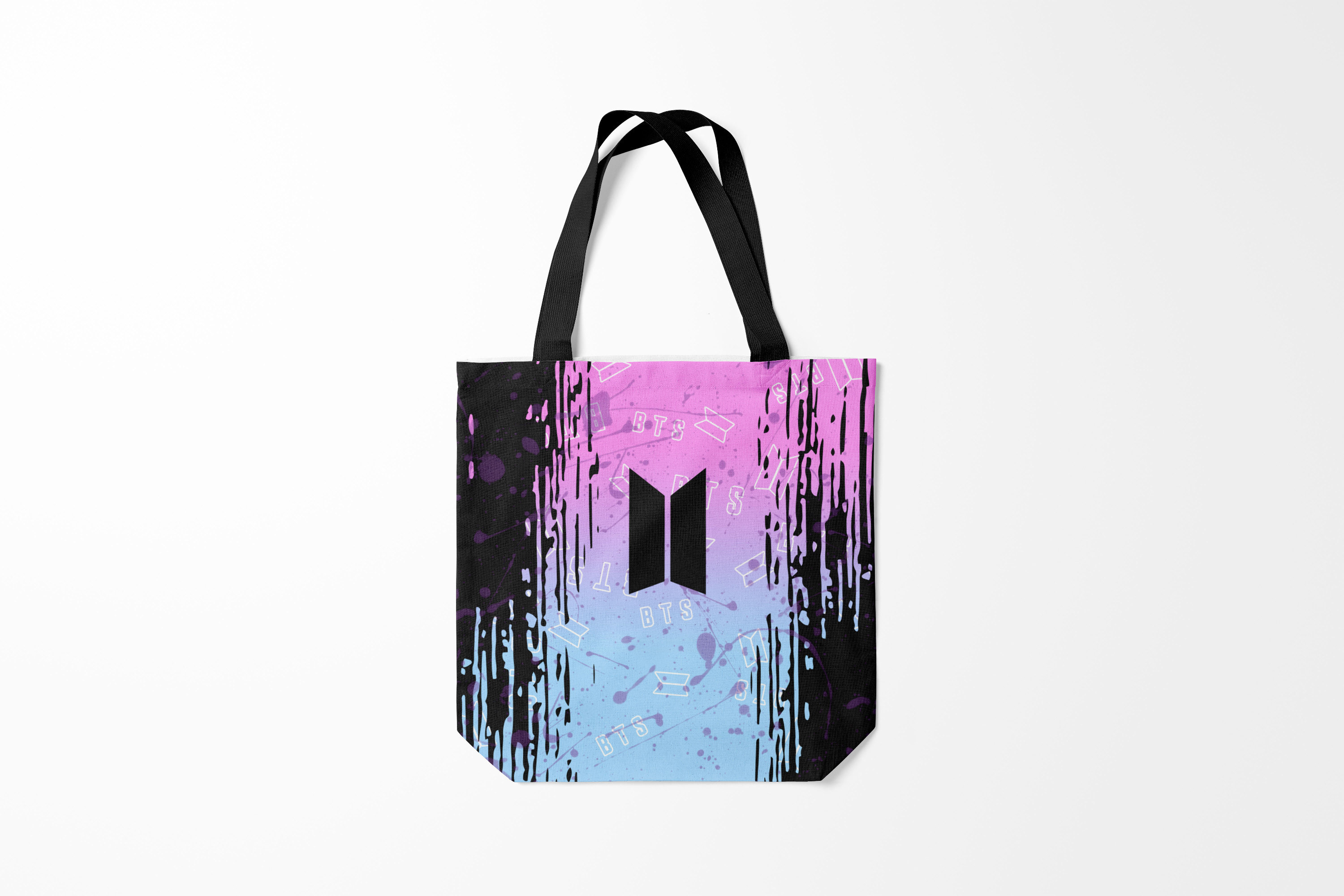 

Сумка шoппер унисекс Burnettie BTS BTS., черный, BTS BTS.
