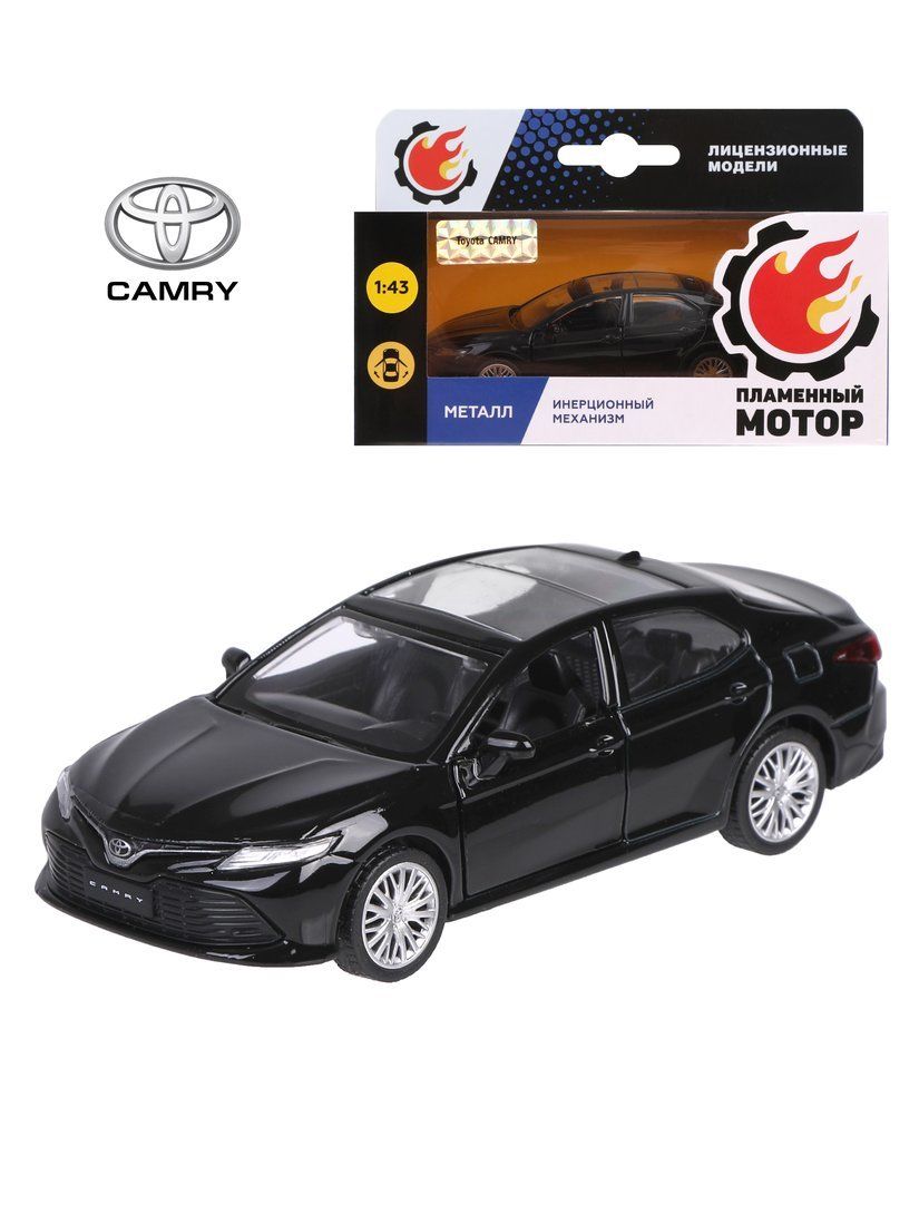 

Машина мет. ин. 1:43 Toyota CAMRY, откр.двери, черный