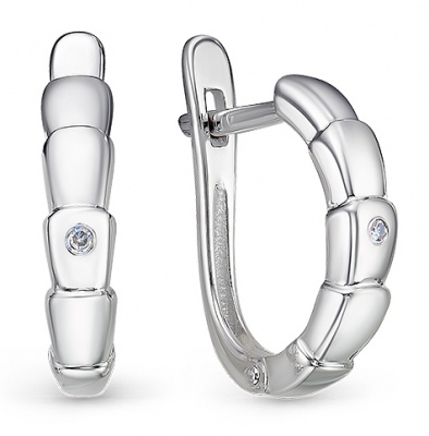 

Серьги из серебра с бриллиантом Империал С1450/Ag-620, С1450/Ag-620