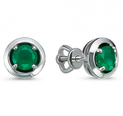 

Серьги из серебра с агатом Империал С01260/Ag-607/10ПОЗ, С01260/Ag-607/10ПОЗ